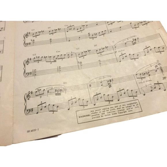 Vintage Lara's Theme from Doctor Zhivago Paperback Sheet Music - Picture 5 of 6